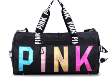 Pink Duffle Bag/shoe compartment
