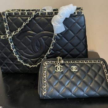 Chanel Inspired Handbag w/ Wallet