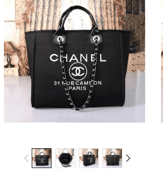 Chanel Inspired  POPULAR Canvas Handbag