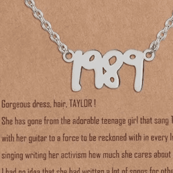 Taylor Swift Inspired Necklace “1989”