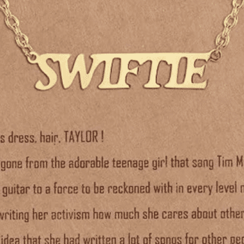 Taylor Swift Inspired Necklace “Swiftie”