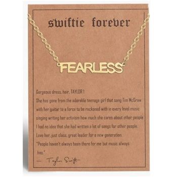 Taylor Swift Inspired Necklace “Fearless”