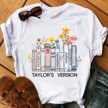 Midnights  White Taylor Swift Inspired T Shirt