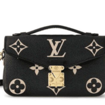 Louis Vuitton (LV) Inspired Beige/Black East West Handbag