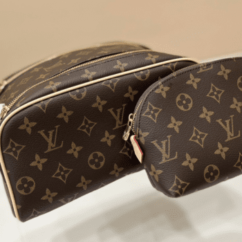 Louis Vuitton (LV) inspired toiletry bag