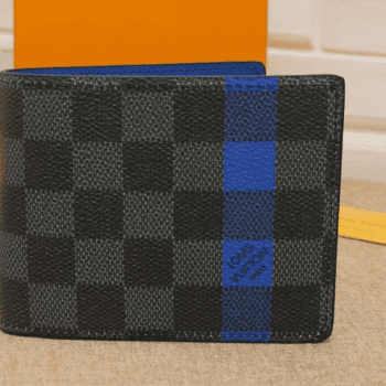 Louis Vuitton (LV) Inspired Blue Mens Wallet MW001
