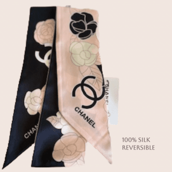 Chanel Inspired Silk Scarf