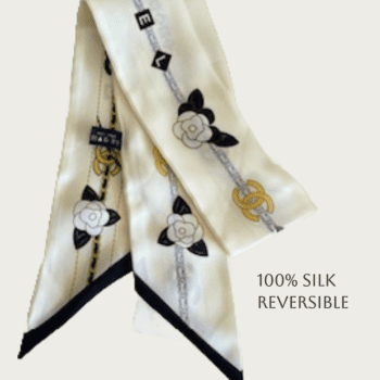 Chanel Inspired Silk Scarf