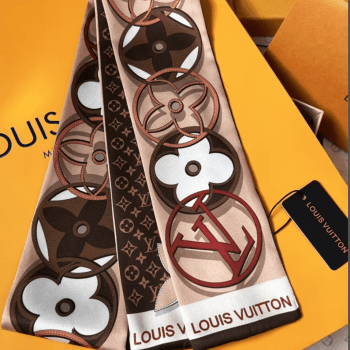 Louis Vuitton (LV) Inspired Silk Scarf