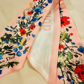 Christian DIor Inspired Silk Scarf