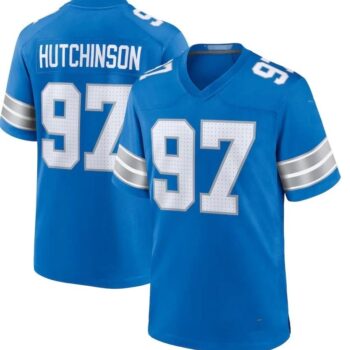 Blue Hutchinson Inspired NFL Jers