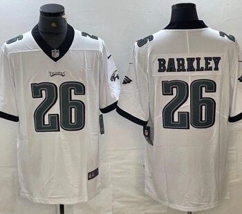 White Barkley NFL Inspired Jers