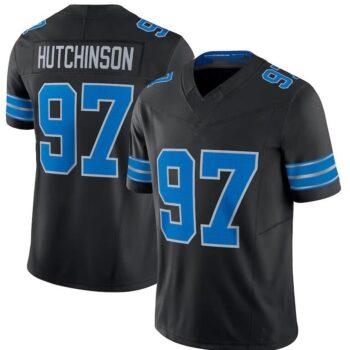 Black Hutchinson Inspired NFL Jers