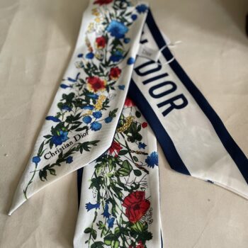 Christian Dior Inspired Silk Scarf