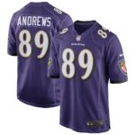 Purple Mark Andrews Ravens Jers