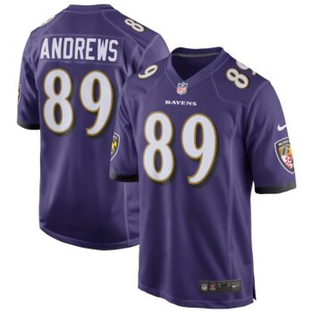 Purple Mark Andrews Ravens Jers