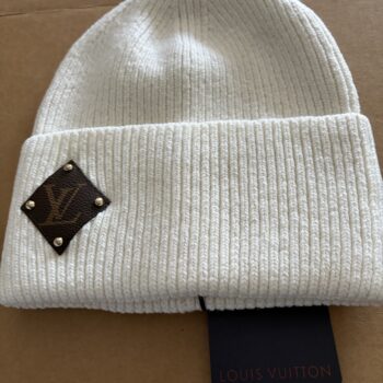 Louis Vuitton (LV) inspired knitted winter hat