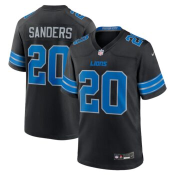 Black Barry Sanders NFL Jers