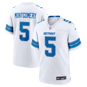 White David Montgomery NFL Jers