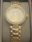 Gold Chanel inspired Ladies Watch
