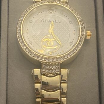 Gold Chanel inspired Ladies Watch