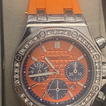Orange Men’s Audemars Piguet Inspired Watch