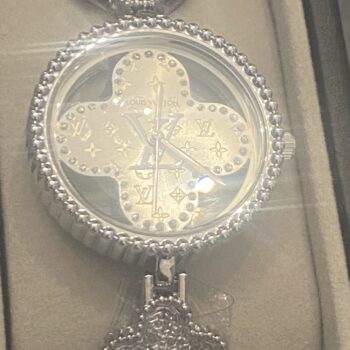 Silver Ladies Inspired Louis Vuitton Watch