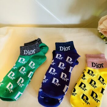 Christian Dior Inspired Socks 3 pair