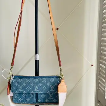 Denim LV Inspired crossbody handbag